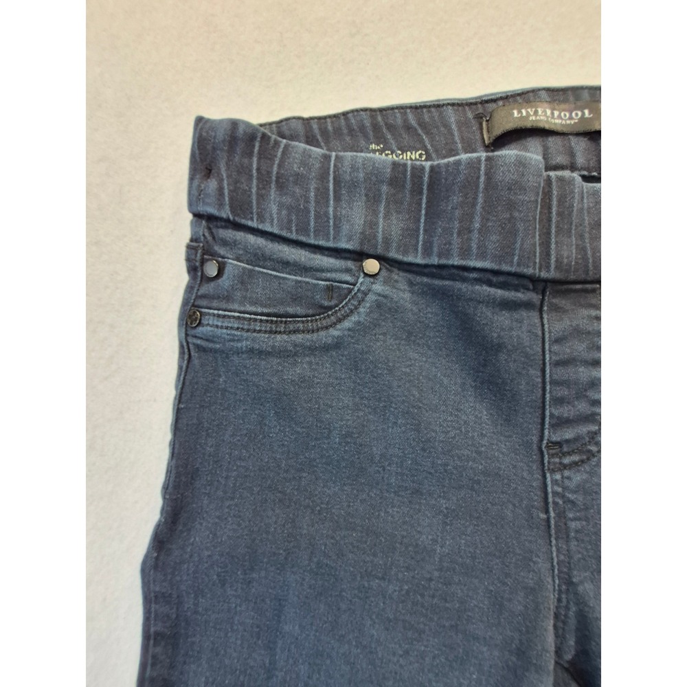 Liverpool The Denim Legging Womens 6P Petite Dark Indigo Pull On Stretch Jeans - Picture 9 of 14
